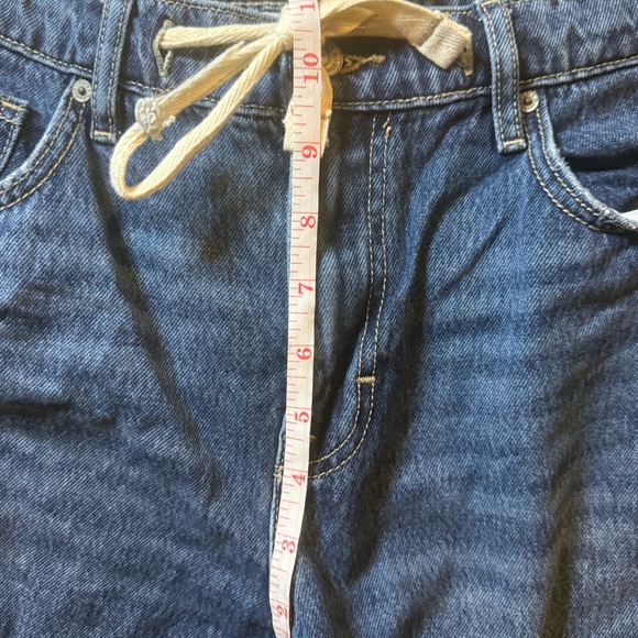 Vici Blue Wide-Leg Jeans with drawstring waist - Picture 6 of 7